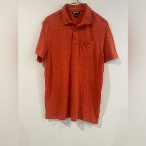 Michael Kors | Men's All-Cotton Polo
Shirt Orange | L